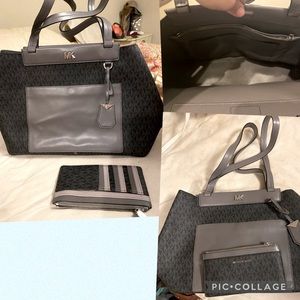 Charcoal/Gray Michael Kors Purse & Wallet